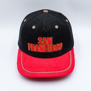 San Francisco 49ers Bud Light Corduroy Snapback Hat Levi's Stadium Promo Cap